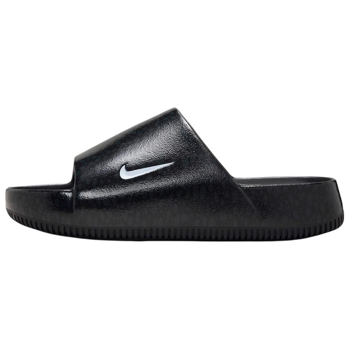 

Nike Calm Slide Comfortable Round Toe Quiet, Slip Resistant, Odor Resistant Slide Slippers Men s Black HM5072-001 38
