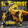 Kaka Duck Transforming Bumblebee Robot Toy