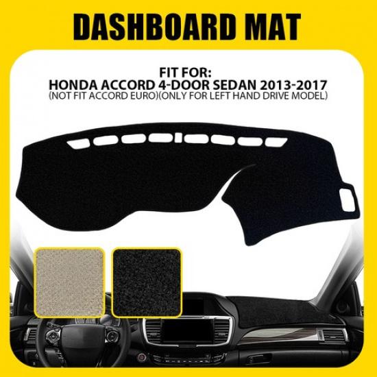 Dashmat Fit Accord Honda Dashboard 2013-2017 Dash Cover Mat Carpet