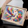 5D DIY Diamond Painting Serving Tray with Handle Wooden Beautiful Pattern 5D Diamond Painting Tray Art Craft for Coffee Table