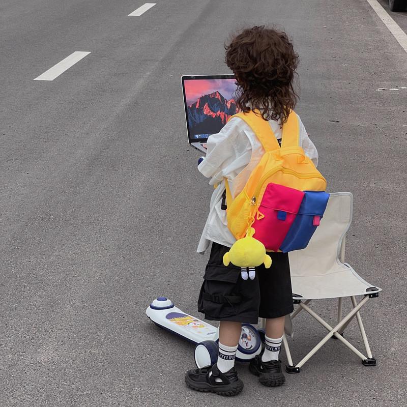 New Colorful Children's Backpack For Boys And Girls Durable Canvas Design For Ages 3 To 6