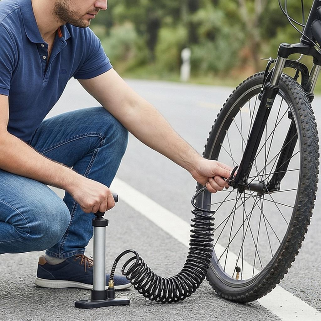 Pneumatic Tubing Quick Coupling Pipe Pneumatic Tool Part Coiled Flexible Air Hose Air Compressor Hose 7.5m Tubing