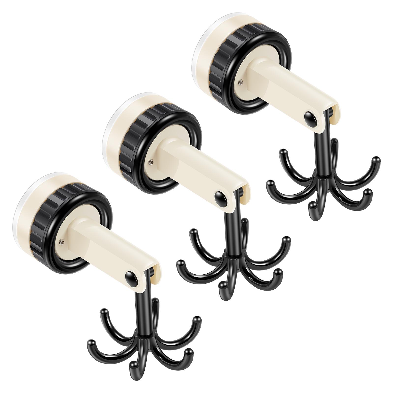 

3 шт. вращающийся на 360° складной крючок с присоской для кухонных принадлежностей 6 крючков-лапок органайзер для ванной комнаты халат полотенце вешалка для пальто