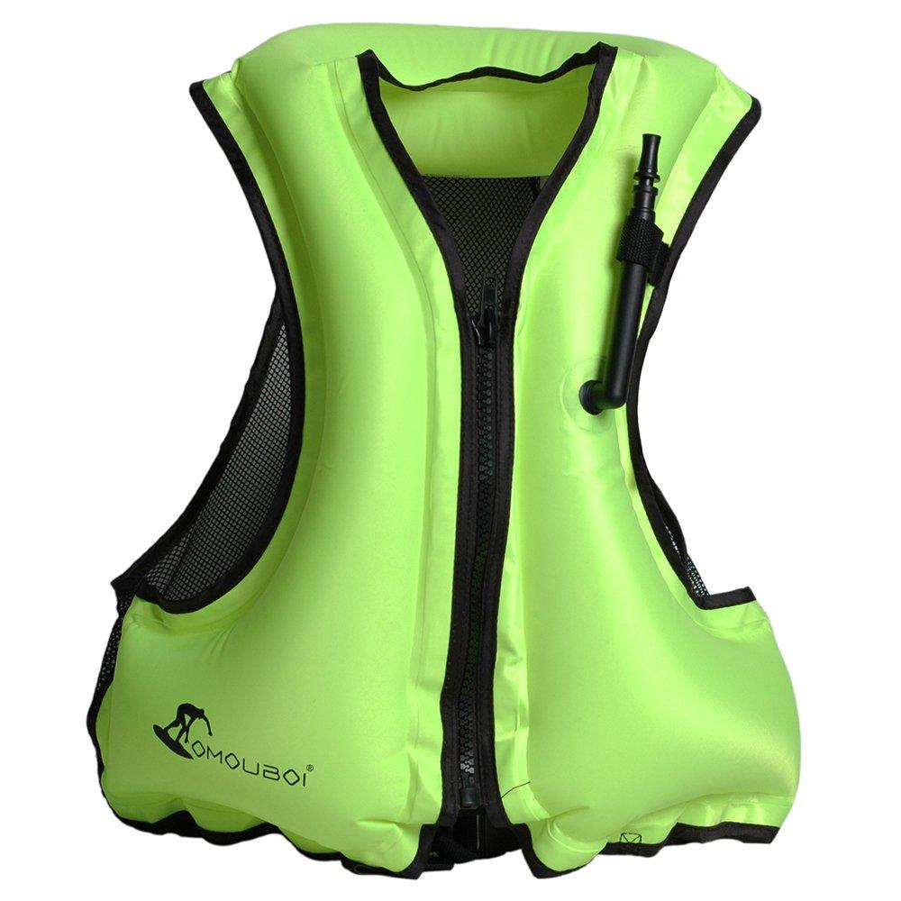Docooler Inflatable Life Vest, 4 Colors, Floating Vest, Swim Vest, Adult Size, Life Vest, Manual Inflation, Water Sports, Snorkeling, River, Sea, Swim