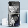 Kaisen J-Jujutsu Fushiguro Megumi Phone Case For Samsung Galaxy Z Flip7 Flip6 5G Flip5 Flip4 Flip3 ZFlip 7 6 3 4 5 Shockproof Ba