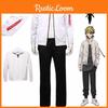 Premium Quality Tokyo Revengers Hanemiya Kazutora Cosplay White Coat Uniform