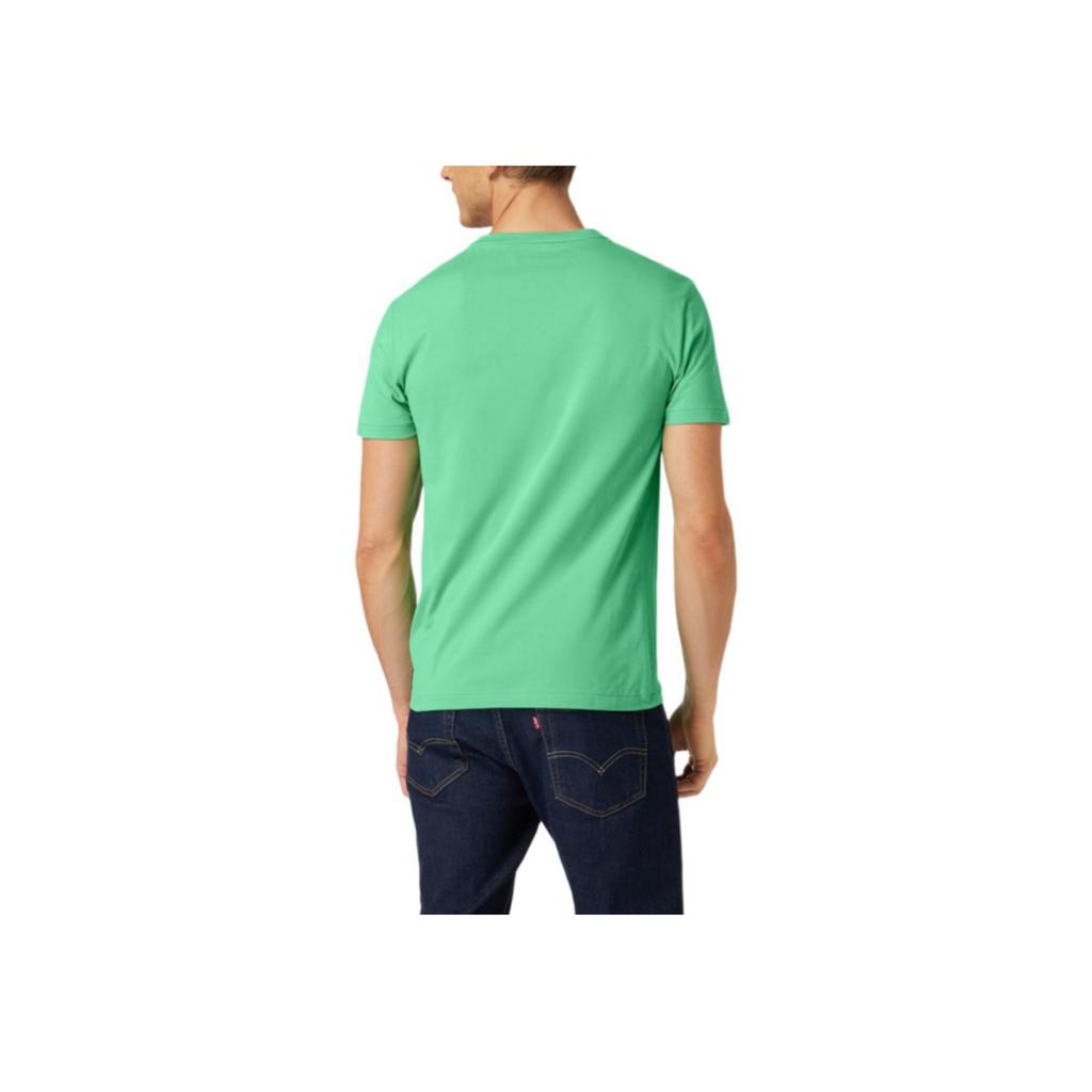 Polo Ralph Lauren Solid Color Crew Neck Logo Fitted Short Sleeve T-Shirt Men Tops Green 710671438-343