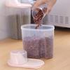 Plastic Storage Box with Measuring Cup Sealed Five Grain and Miscellaneous Grain Tank S/L