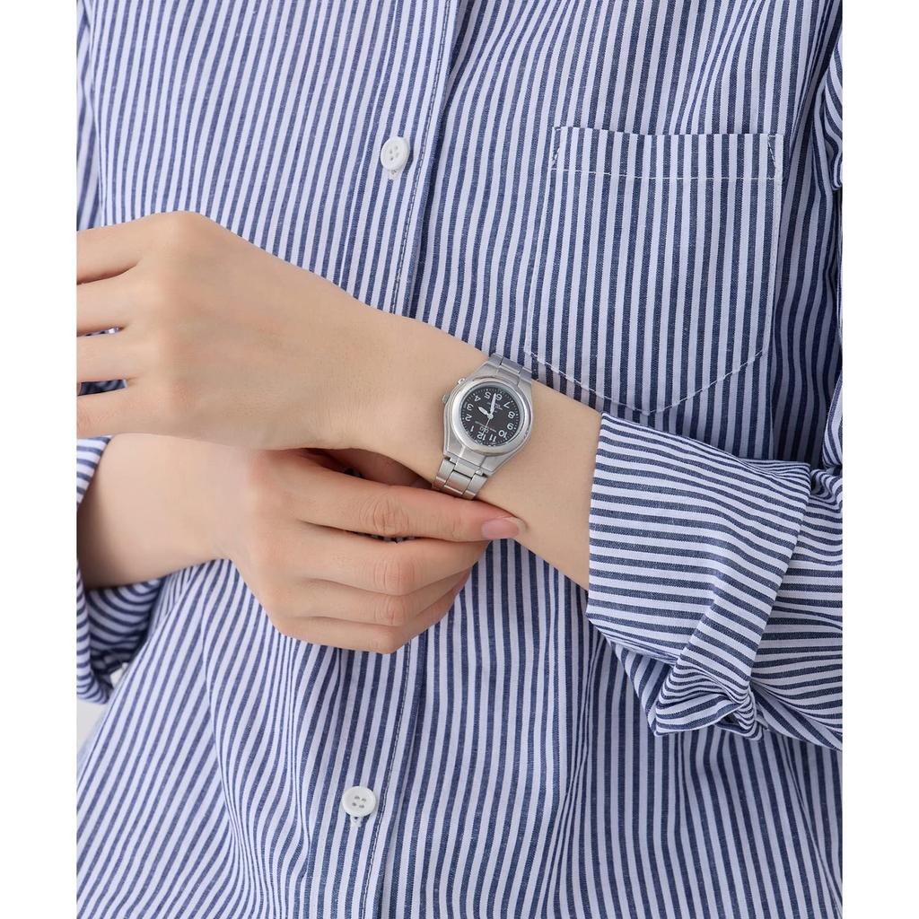 10 ATM Water Solar Silver [Citizen Q&Q] Watch, Q&Q, Resistant, Radio-Controlled, Powered, HJ01-205, Women's,