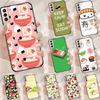 Sushi Maki Rice Kitchen Food Cute Funda Case For Samsung Galaxy S25 Ultra S9 S10 S20 FE S21 S22 S23 Plus S24 Ultra Phone Cover