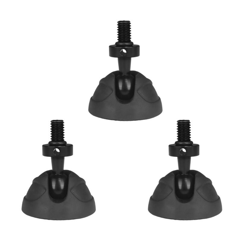 AntiSlip Rubber Tripods Foot Pad 3/8 Screw Universal Adapter for Enhances Camera Stability On Uneven Surfaces