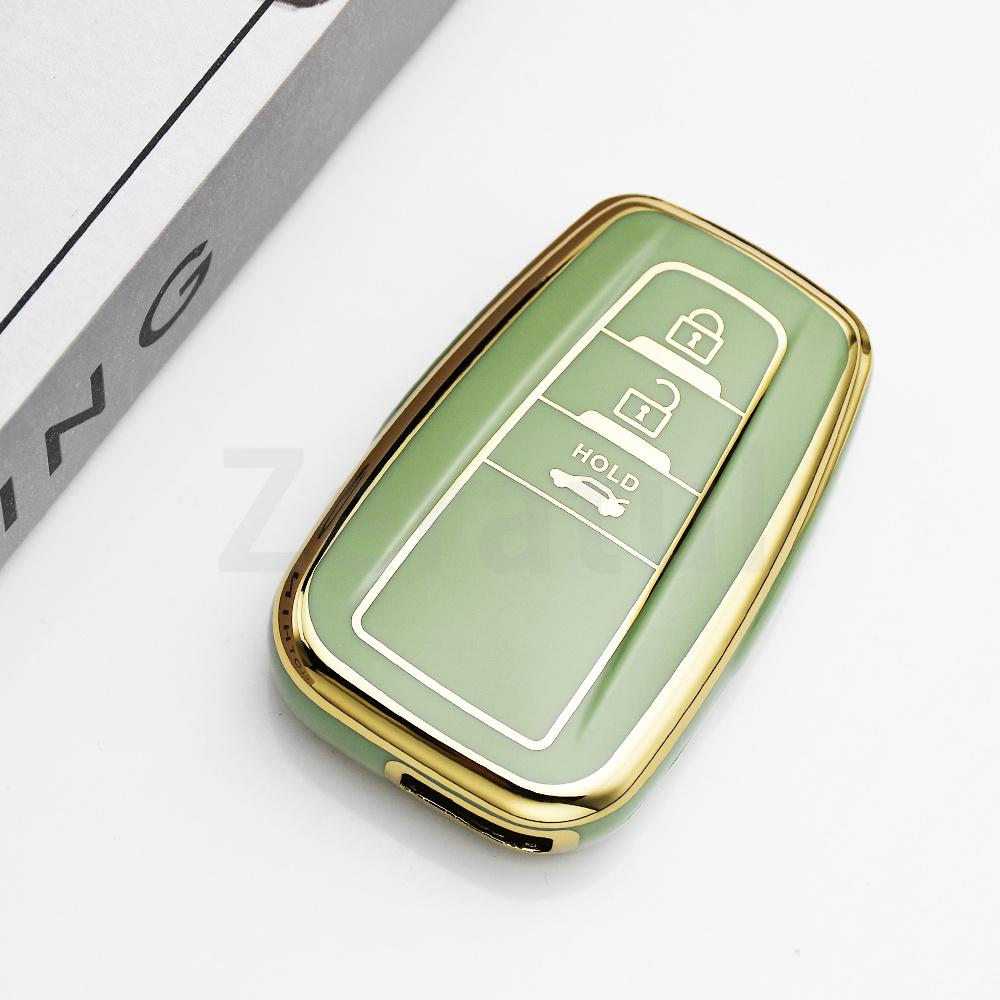Tpu Car Remote Key Cover Case Holder Keyless Shell 3 Buttons For Toyota Prius Camry Corolla Rav4 Chr Prado