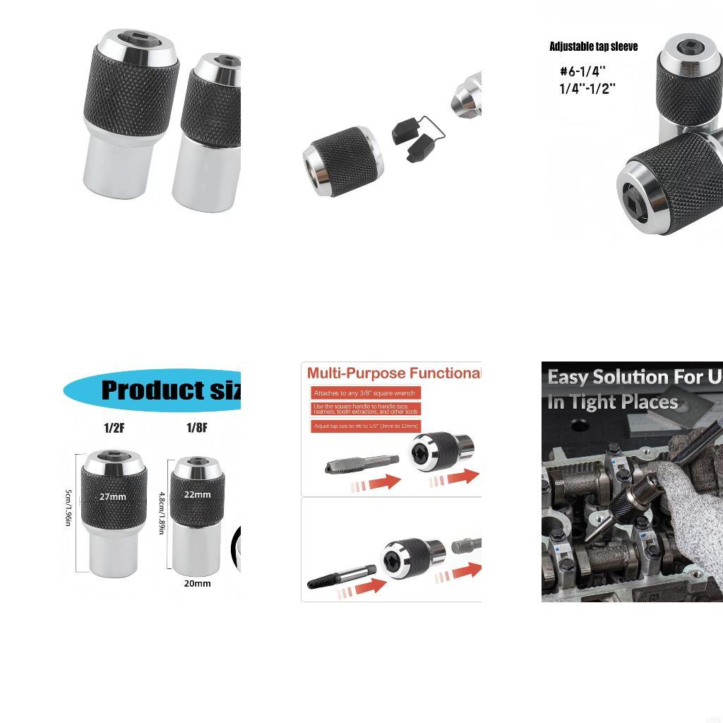 

Two Size Tap Sleeve Extractor Tool Tap Socket for Taps Reamer Screw Extractors CN