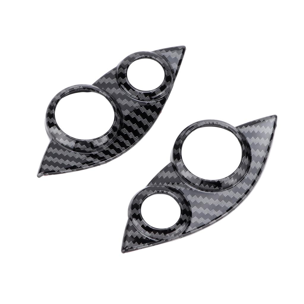 Carbon Fiber Style Steering Wheel Button Cover Trims Replacement for Smart Fortwo Forfour 453 2015 2021