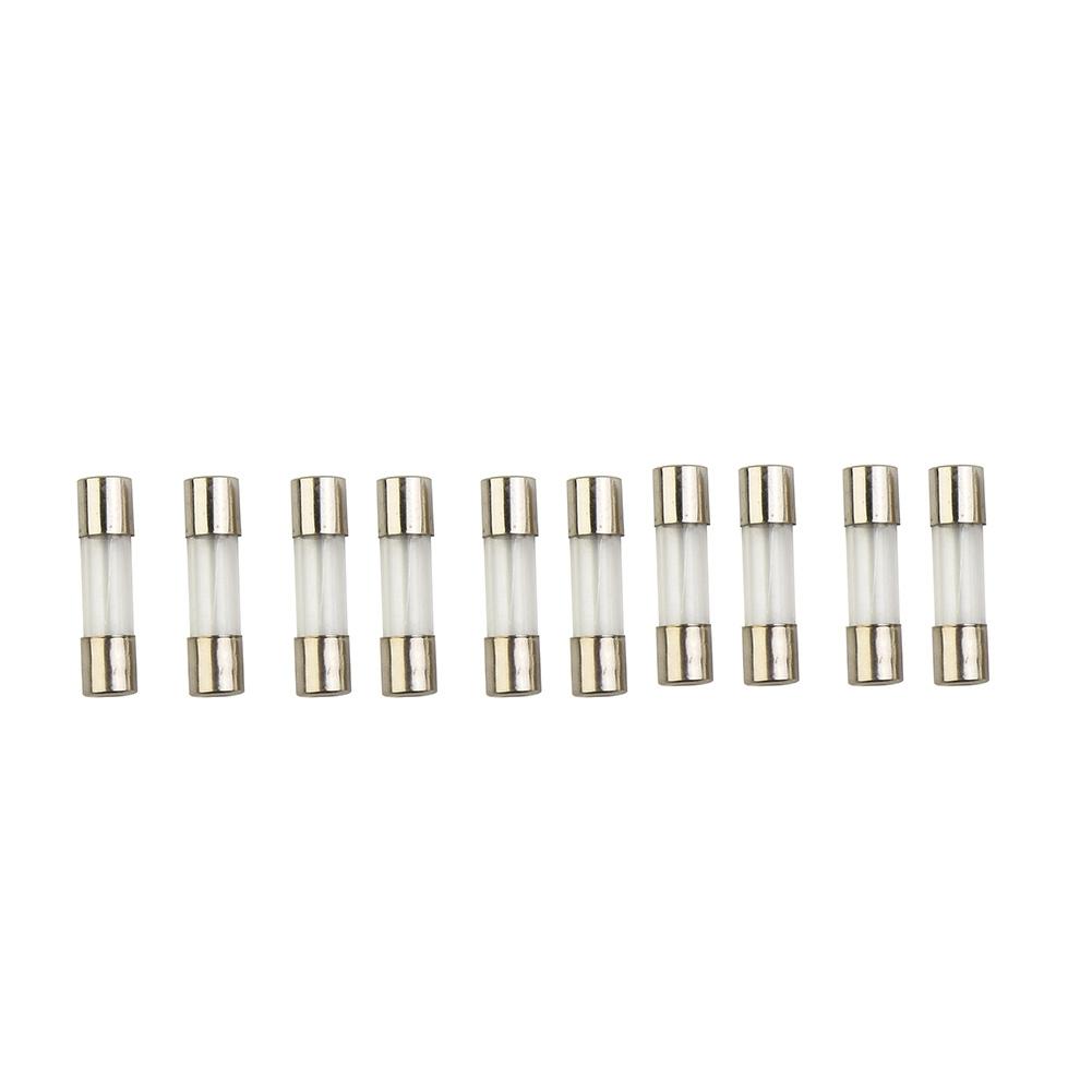 100pcs Insurance Tube Glass Fuses Kit 0.2A-20A 100pcs