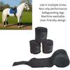 4pcs Horse Wraps Soft Wraps Equestrian Leg Bandage Wrap Horse Leg Injury Protective Cover