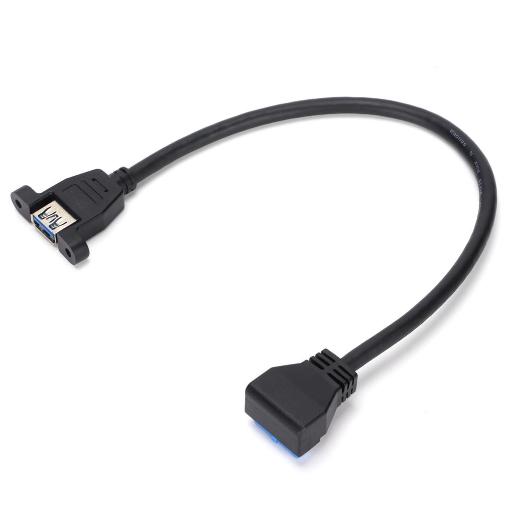 Adapter Cable USB 3.0 Single Port A Female to 20pin High Speed ABS Data Transmission Line