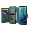 CASENEO MW-02 Per Motorola Moto G 5G (2024) Custodia Portafoglio con Cerniera in Pelle con Copertura per Telefono Staccabile