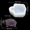 Set di 2 Stampini da Forno in Silicone a Forma di Tartaruga, Stampini per Cioccolato, Stampini per Fondant, Stampini per Dolci Dessert, Texture in Silicone per Dessert
