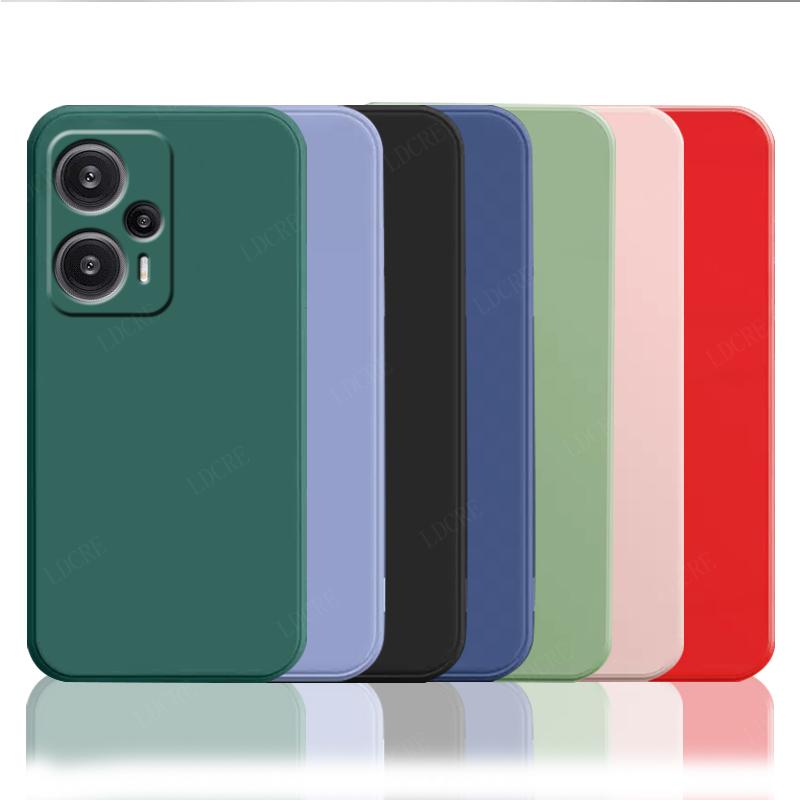 For Cover Xiaomi Poco F5 Case For Poco F5 Pro Capas Bumper Original Shockproof Soft Case For Poco X3 M3 M4 X4 X5 F5 Pro Fundas