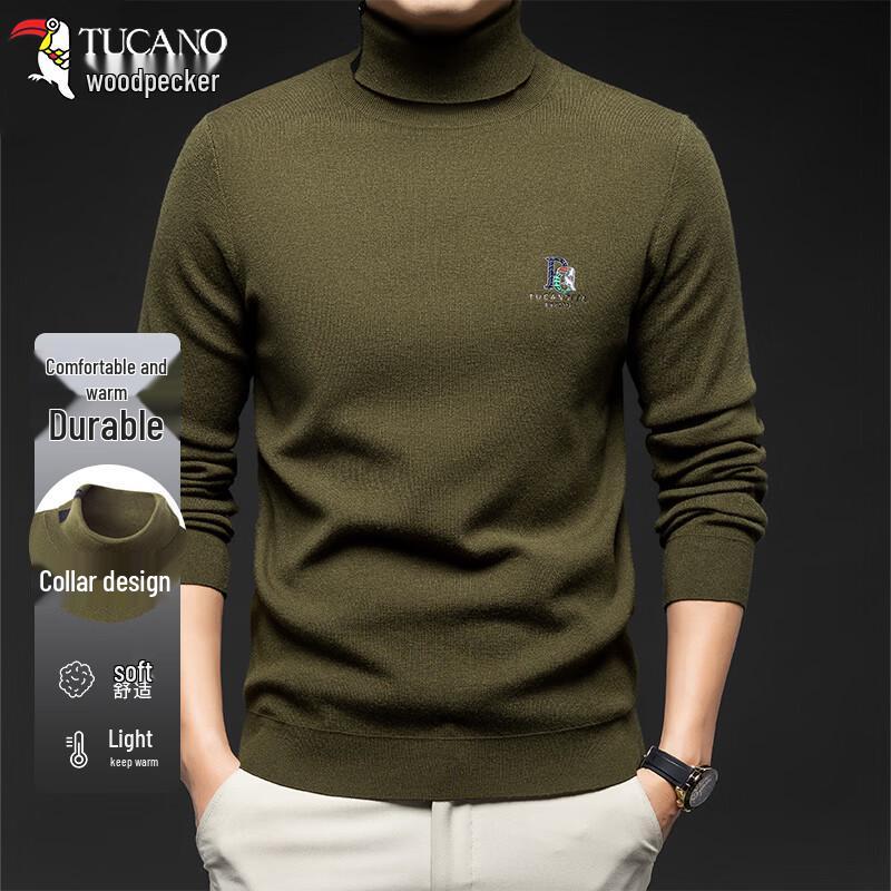 TUCANO Men's Warm Turtleneck Knit Sweater