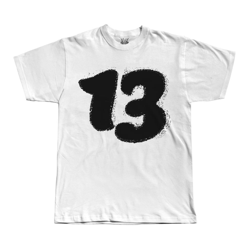 13 number print Unisex Tee