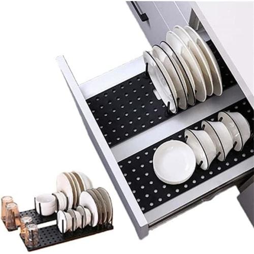 

Dish stand, dish rack, bowl stand, dish drainer, frying pan rack, extendable pot stand, dish storage, cookware storage