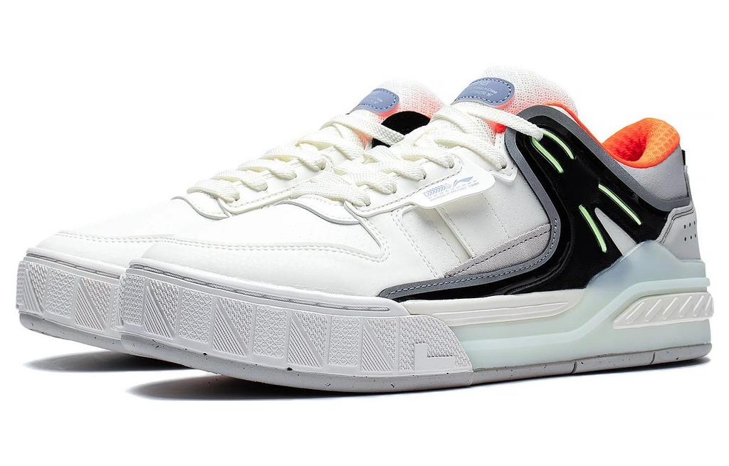 Li Ning Morning Glow Morning Glow Low top Skateboard Shoes Men's Bellflower Gray AGCS353-1