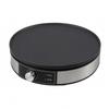 Electric Crepe Maker Adjustable Temperature Griddle Indicator Lights Round