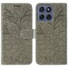 For Motorola Edge 60 5G/60 Fusion 5G Case Lace Flowers PU Leather Flip Wallet Phone Cover