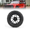 1 10 Universal Remote Control Vehicle Wheels Car Tires RC Car Accessory 115mmBlack