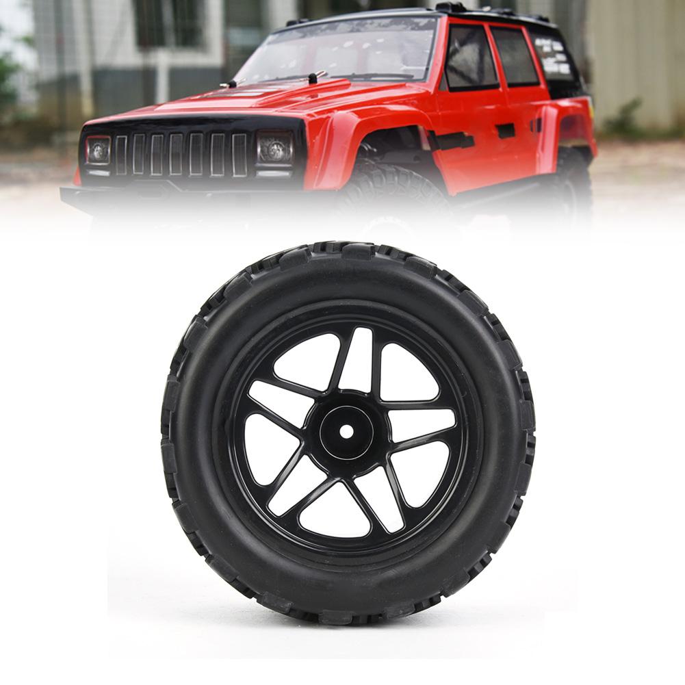 1 10 Universal Remote Control Vehicle Wheels Car Tires RC Car Accessory 115mmBlack