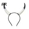 Retro Simulation Horn Headband Halloween Ram Headband, Detachable Devil Headpiece for Flexible Carnival Party, Festival Cosplay Hair Accessory, Stage