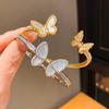 Butterfly Jewelry Open Cuff Bracelet With Electroplated Copper For Fashion Women
