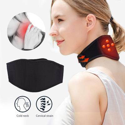 Adjustable Cervical Collar Tourmaline Neck Brace Belt Magnetic Therapy Heating Neck Support Wrap Pain Relief Neck Massager