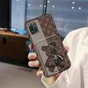 Anti-dust Durable Phone Case For ZTE Blade A52 Lite Card Slot Cartoon Full Wrap Shockproof Waterproof Graffiti Silicone