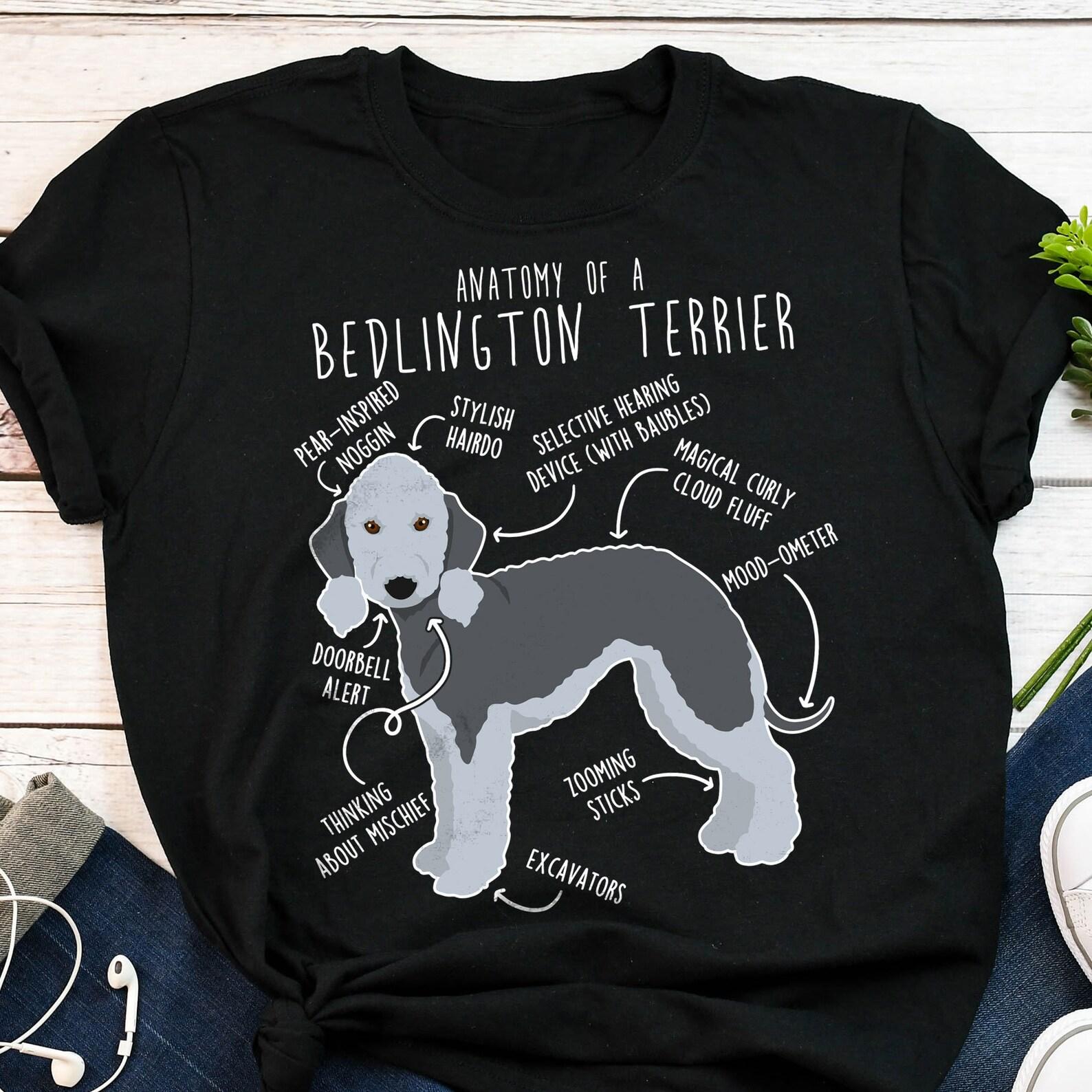 Blue Bedlington Terrier Shirt, , , Funny Dog Lover Gift, Cute Bedlington Terrier Mom Dad T-shirt, Dog Tshirt, Pet Tee, Dog Humor 150