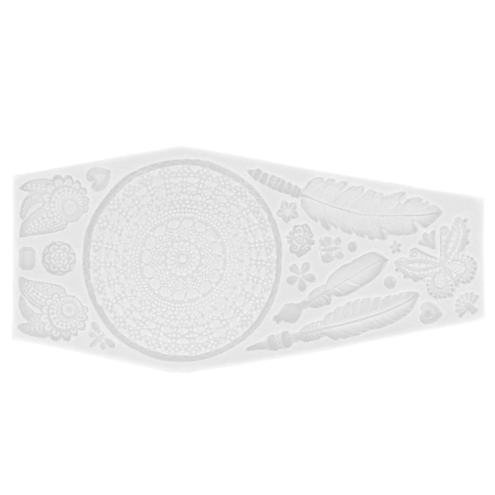Texture Silicone Mold Cake Fondant   Chocolate Mould Decorating Baking Tool