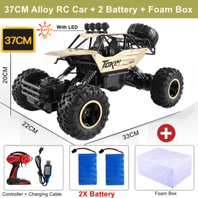 Remote Control Off Road Rc Car Radio Climbing Super Alloy Truck Buggy 4x4 Rtr Vehicle Electric Toy For Children Kid Gift