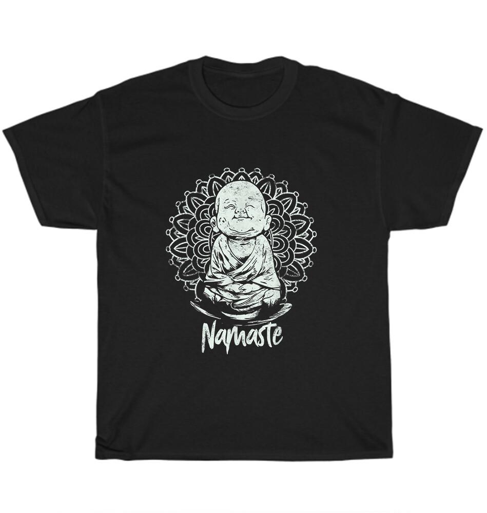 Buddha Yoga Namaste Buddhist Meditation YingYang Zen T-shirt Unisex Tee Gift NEW XL