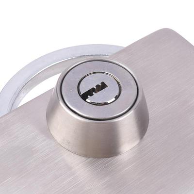 Lock Glass Door Lock For 8-12Mm Thickness Frameless Double Swing Or Sliding Toughened Glass Door Glass Door Lock Silver Lock Set