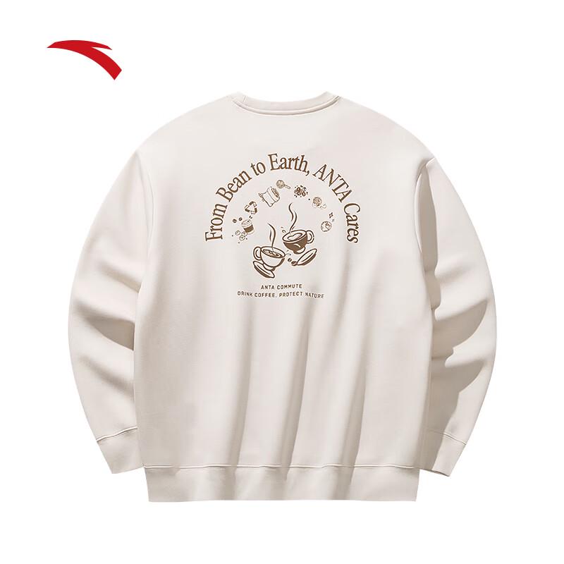 Anta Men's Crew Neck Drop Shoulder Sweatshirt