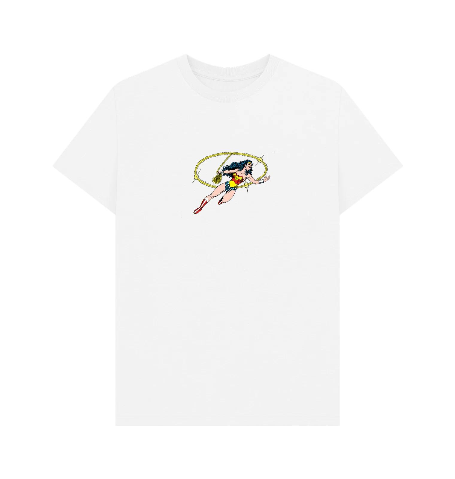 PREMIUM OFFICIAL Wonder Woman Wonder Woman Lasso of Truth White T-Shirt 4XL