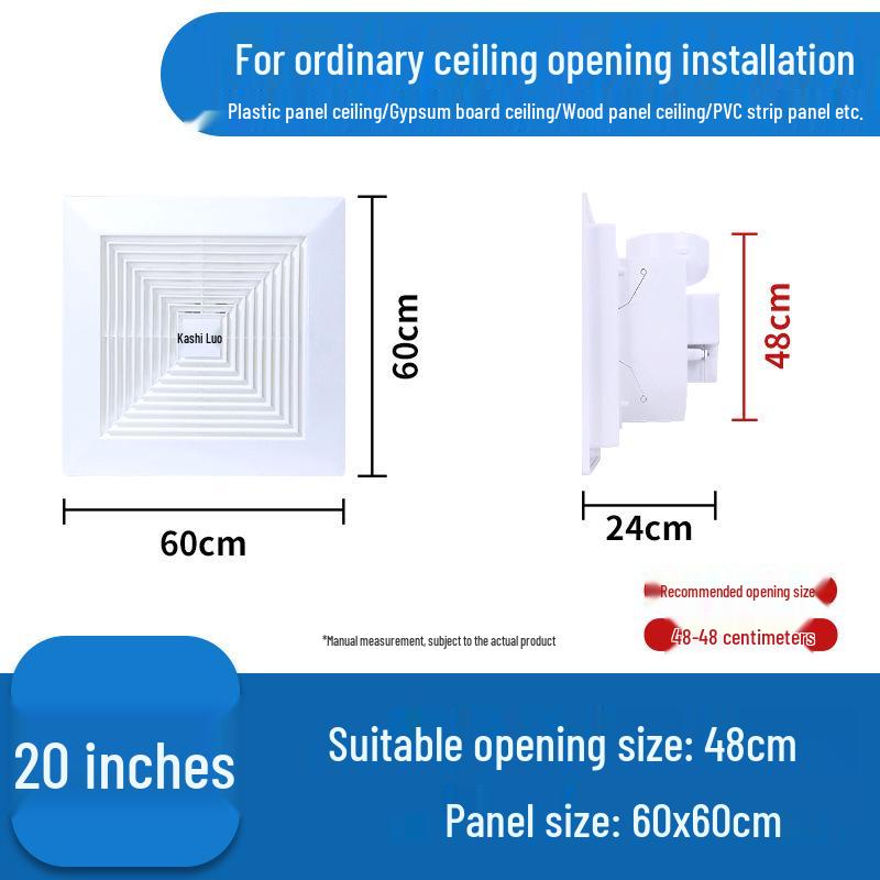 Silent Ceiling Mount Exhaust Fan for Bathroom and Bedroom