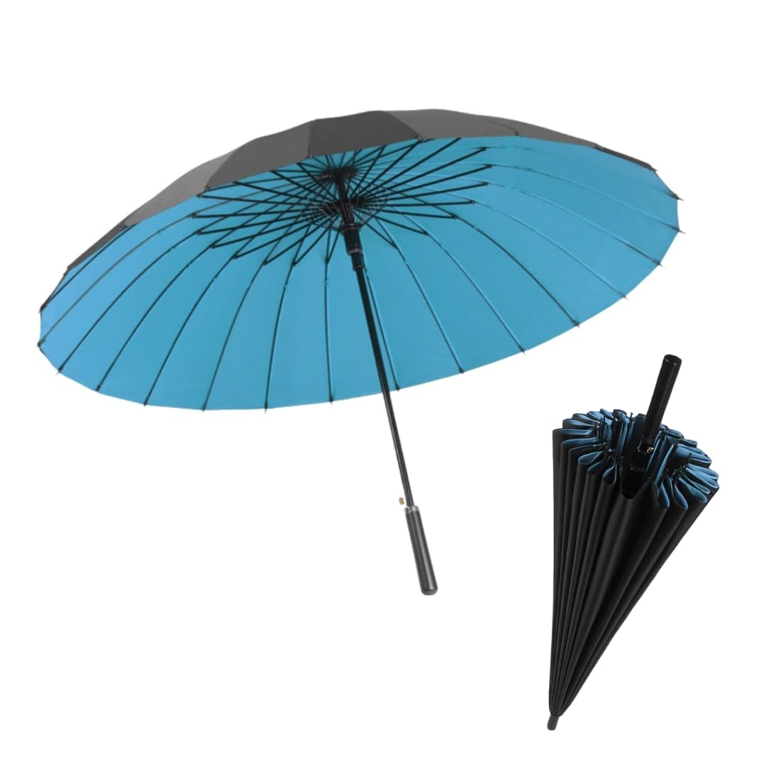 

x Ветрозащитный чехол для гольфа большого диаметра 24 Double Jump, ветрозащитный, очень большой [Все смеются] [Большая конструкция] Зонт, Зонт, ветрозащитный,