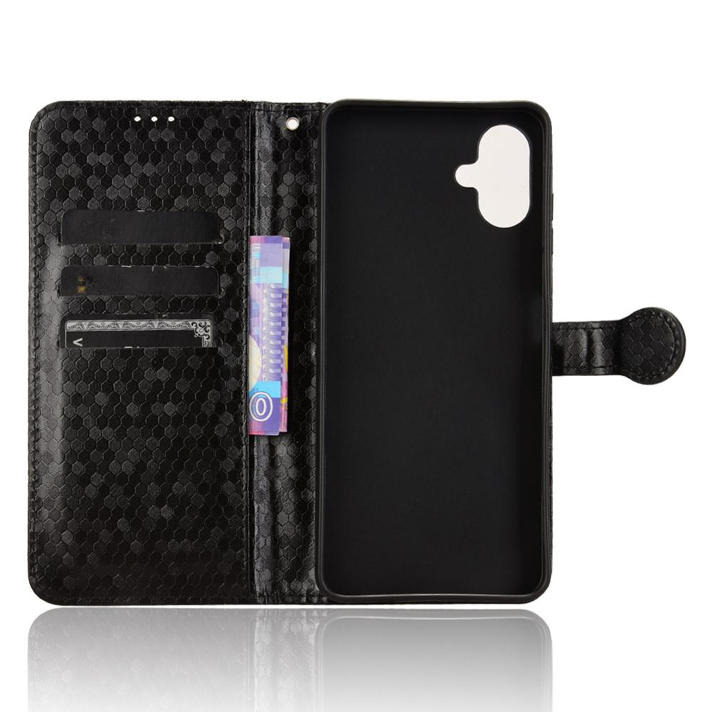 For Samsung Galaxy A06 5G Wallet Case Dot Pattern Imprint PU Leather Phone Cover