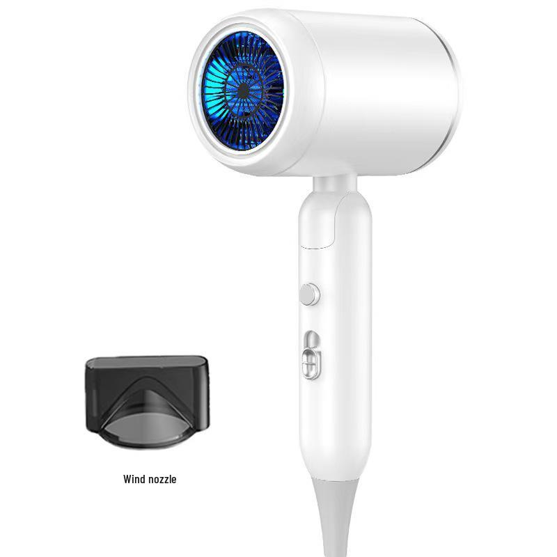 1800W Portable High-Power Folding Hair Dryer with Blue Light, EMC Standard EU Standard (not suitable domestically)