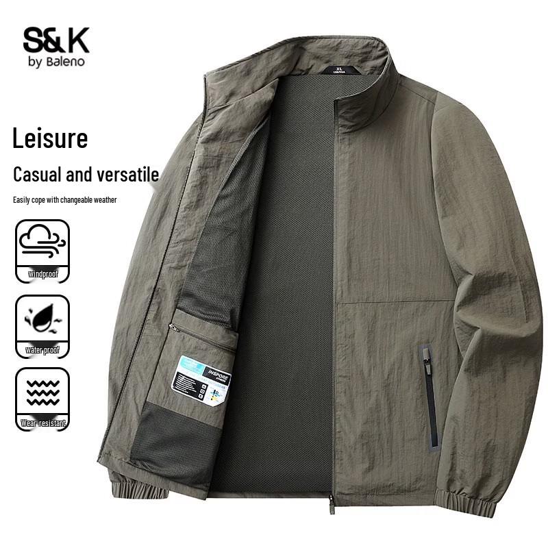 Baleno S&K Series Men's Stand-Collar Casual Jacket