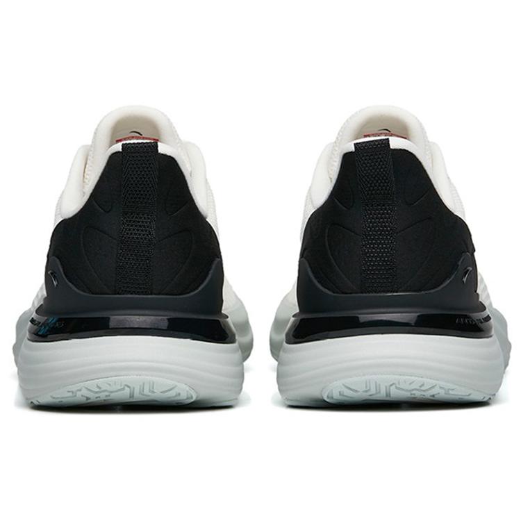 New Anta 2.5 Breathable Lightweight Low Top Running Shoes Men's White Black 112235582-1