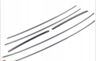 Ford MONDEO mk4 HB Hatchback CHROME WINDOW MOLDINGS